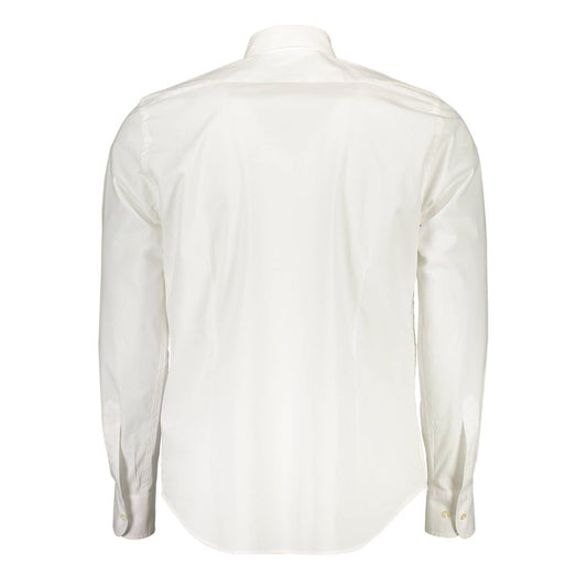 La Martina Elegant Long-Sleeved White Shirt for Men