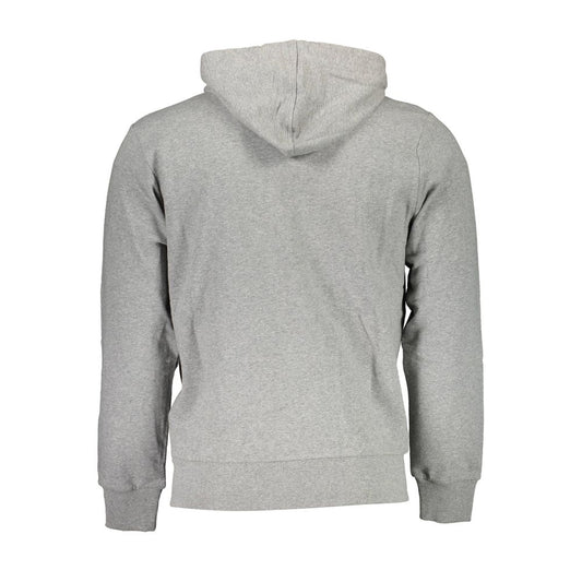 La Martina Elegant Gray Hooded Sweatshirt for Men