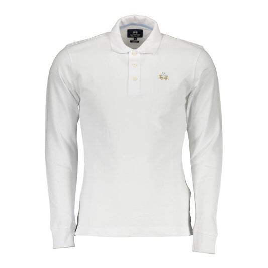 La Martina Elegant Slim Fit Polo with Embroidery Details