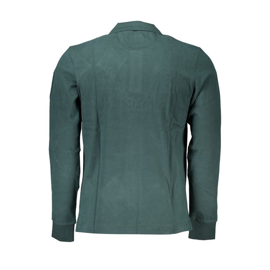 La Martina Classic Green Polo Shirt with Embroidery Detail