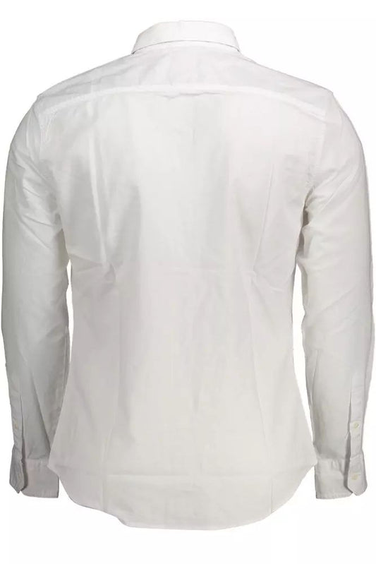 Levi's Elegant White Slim-Fit Button-Down Shirt