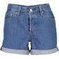 Levi's Chic Blue Cotton Denim Shorts