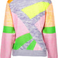 Love Moschino Chic Multicolor Logo Sweater