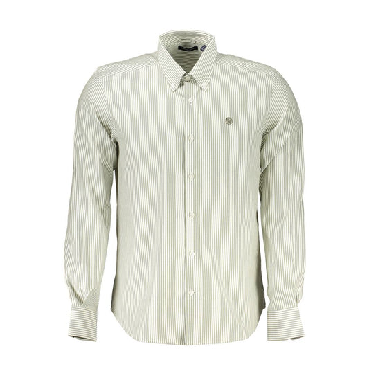 North Sails Eco-Friendly Striped Long Sleeve Button-Down Shirt