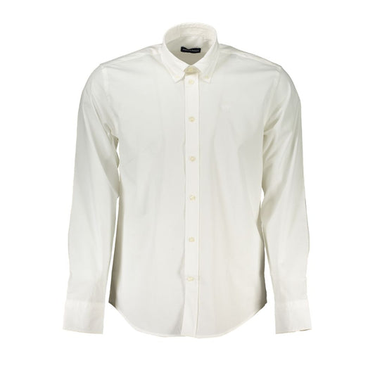 North Sails Elegant Long-Sleeved White Shirt - Regular Fit
