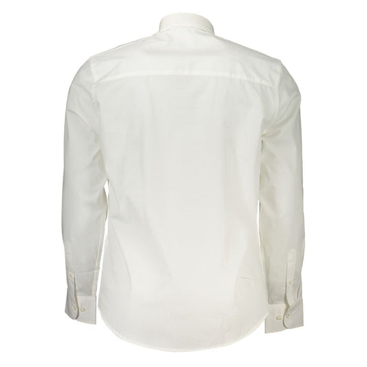 North Sails Elegant Long-Sleeved White Shirt - Regular Fit