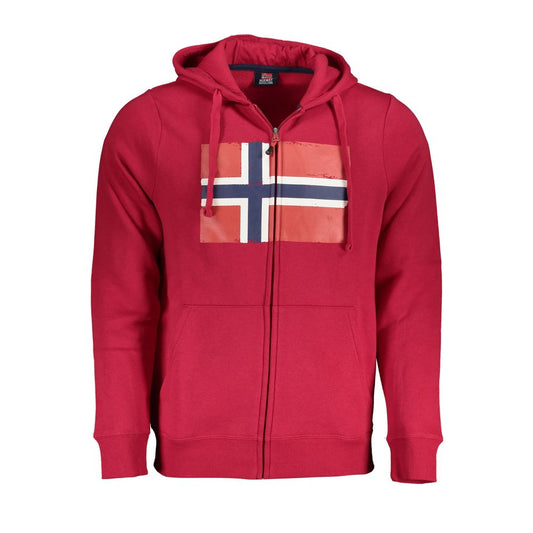 Norway 1963 Pink Fleece Hooded Sweatshirt with Logo