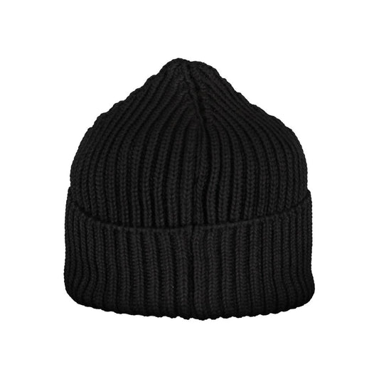 Patrizia Pepe Elegant Black Logo Hat