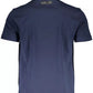 Plein Sport V-Neck Logo Print Cotton T-Shirt