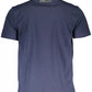 Plein Sport Electric Blue Cotton Tee with Exclusive Print