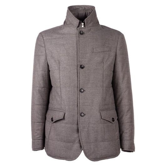 Made in Italy Elegant Wool Cashmere Men's Coat