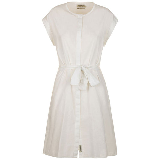 Fred Mello Chic Sleeveless Cotton-Linen Dress