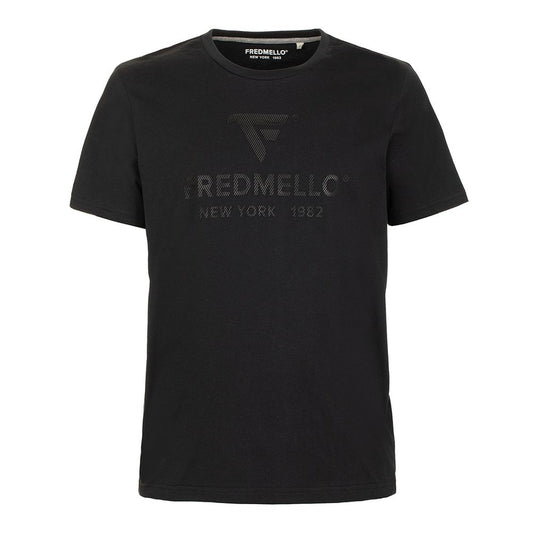 Fred Mello Sophisticated Cotton Crewneck Tee