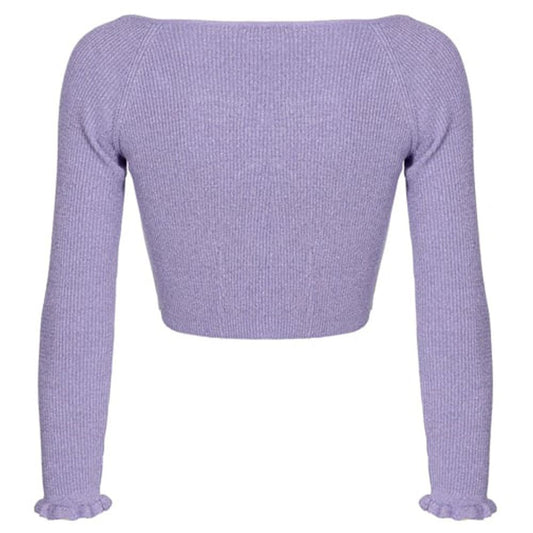 PINKO Purple Viscose Sweater
