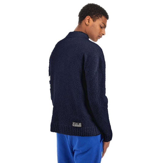 La Martina Blue Polyamide Sweater