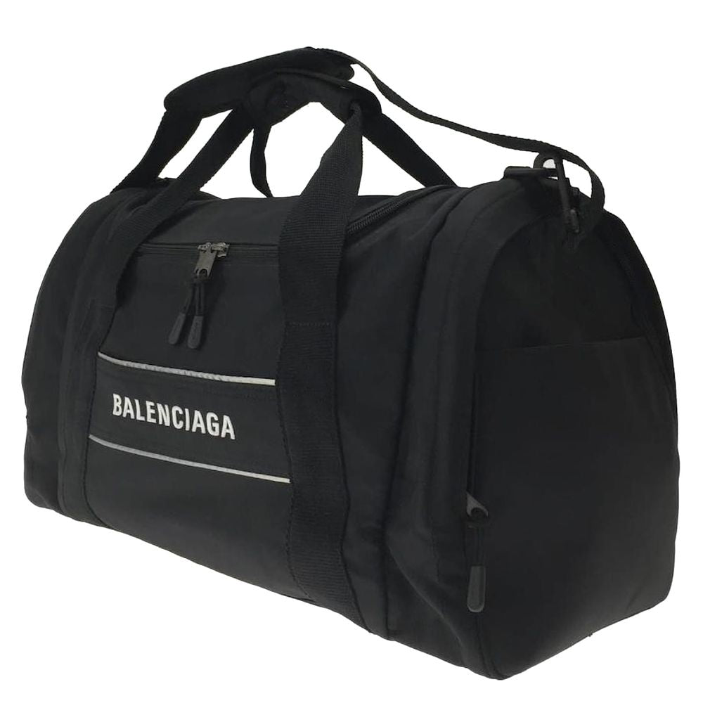 Balenciaga Black Nylon Luggage And Travel