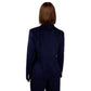 Made in Italy Blue Wool Vergine Suits & Blazer