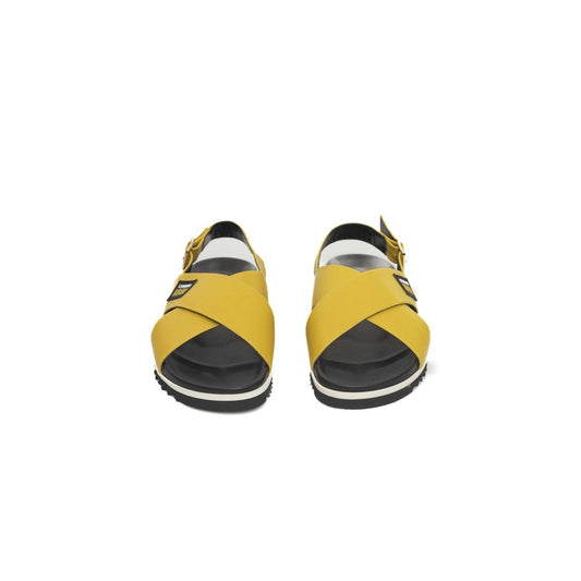 Cerruti 1881 Yellow CALF Leather Sandal