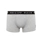 Philipp Plein Sleek Gray Boxer Duo