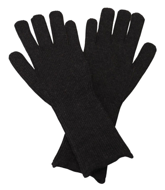 Dolce & Gabbana Elegant Silk Blend Winter Gloves