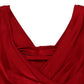 Dolce & Gabbana Elegant Red Silk Stretch Mermaid Dress