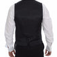 Dolce & Gabbana Sleek Gray Wool Dress Vest