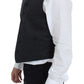 Dolce & Gabbana Elegant Gray Wool Blend Dress Vest