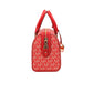 Michael Kors Travel XS Bright Red Signature PVC Duffle Crossbody Bag Purse