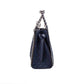 Michael Kors Mina Small Belted Navy Signature PVC Chain Inlay Crossbody Bag