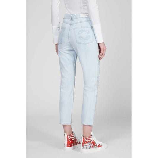 Patrizia Pepe Rhinestone Adorned Designer Jeans
