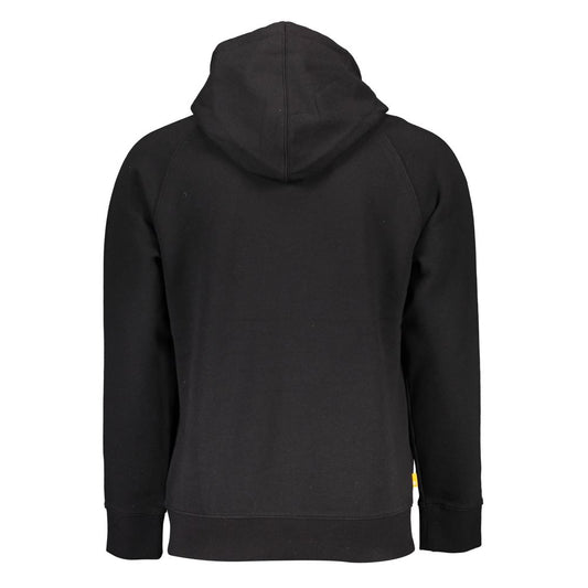Timberland Sleek Black Hoodie with Contrasting Accents