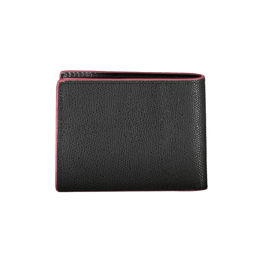 Tommy Hilfiger Elegant Leather Bifold Wallet with Contrast Accents