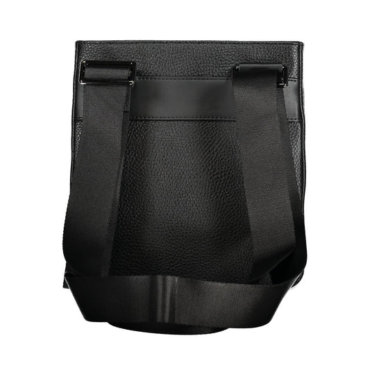Tommy Hilfiger Sleek Black Shoulder Bag with Contrast Detailing