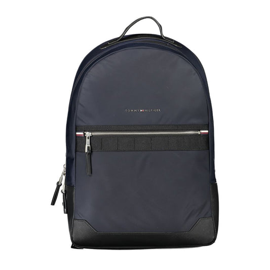 Tommy Hilfiger Elegant Contrast Detail Blue Backpack