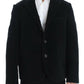 Dolce & Gabbana Elegant Black Martini Blazer Jacket