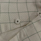 Andrea Incontri White Cotton Checkered Shirt Top