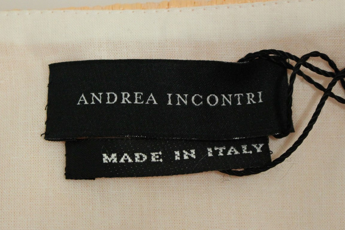 Andrea Incontri Pink Short Sleeves Jacket Coat