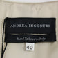 Andrea Incontri White Printed Shift V-neck Sheath Dress