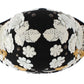 Dolce & Gabbana Elegant Black Floral Wool Cloche Hat