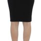 PLEIN SUD Elegant Black Pencil Skirt for Chic Look