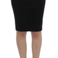 PLEIN SUD Elegant Black Pencil Skirt for Chic Look