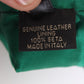 Dolce & Gabbana Green Leather Xiangao Fur Elbow Gloves