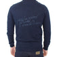 Ermanno Scervino Blue Wool Cashmere Cardigan Pullover Sweater