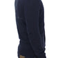 Ermanno Scervino Chic Blue Wool Blend Cardigan Sweater
