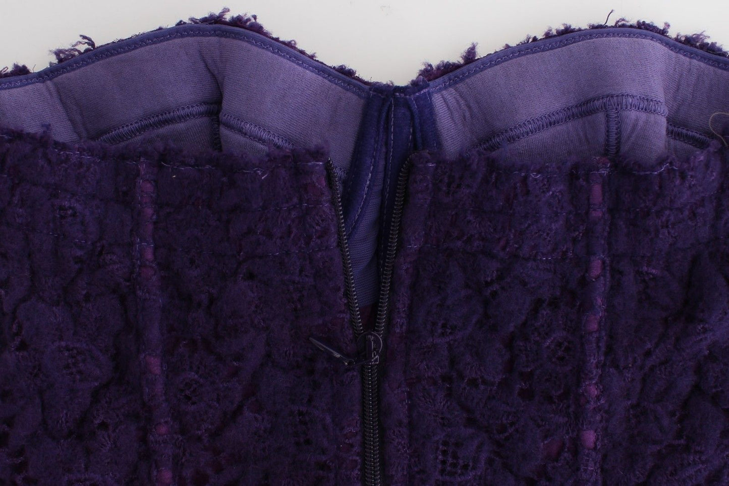 Ermanno Scervino Lingerie Purple Corset Bustier Top Floral Lace