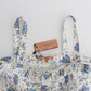 Ermanno Scervino Beachwear Blue Floral Beach Mini Dress Short
