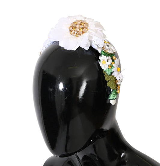 Dolce & Gabbana Sunflower Crystal Embellished Headband