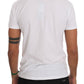 Daniele Alessandrini White Cotton Crewneck T-Shirt