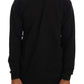 Daniele Alessandrini Elegant Black Cotton Crewneck Sweater