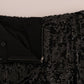 Dolce & Gabbana Black Sequined Fashion Shorts
